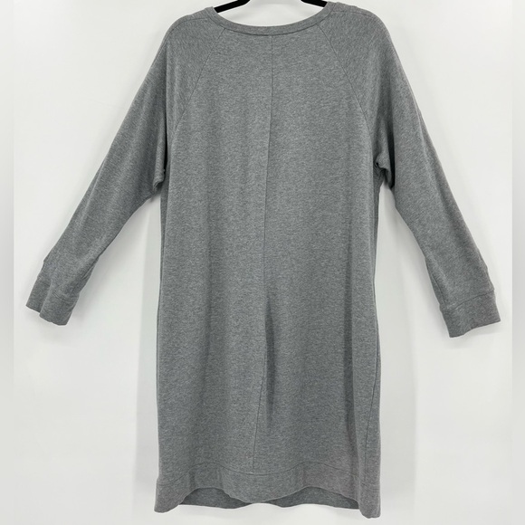 Torrid Gray French Terry Knit Lace-Up Sleeve Sweatshirt Dress 2X - Picture 5 of 13